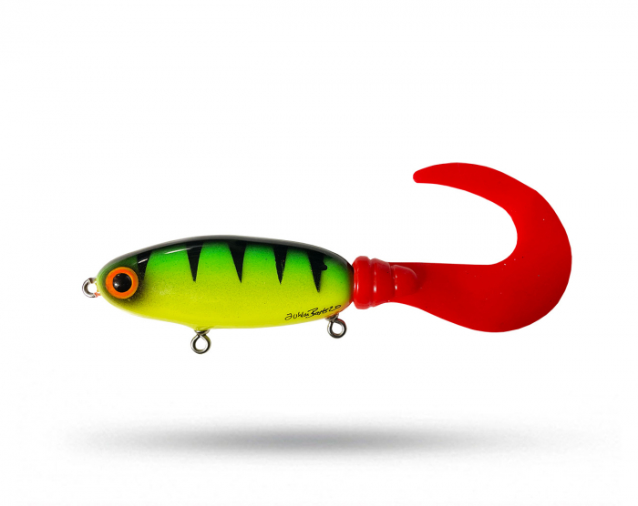 Juhlin Baits Hunchback Tail Junior - Fire Tiger i gruppen Fiskedrag / Tailbeten hos Örebro Fiske & Outdoor AB (Hunchback Jr-FT)